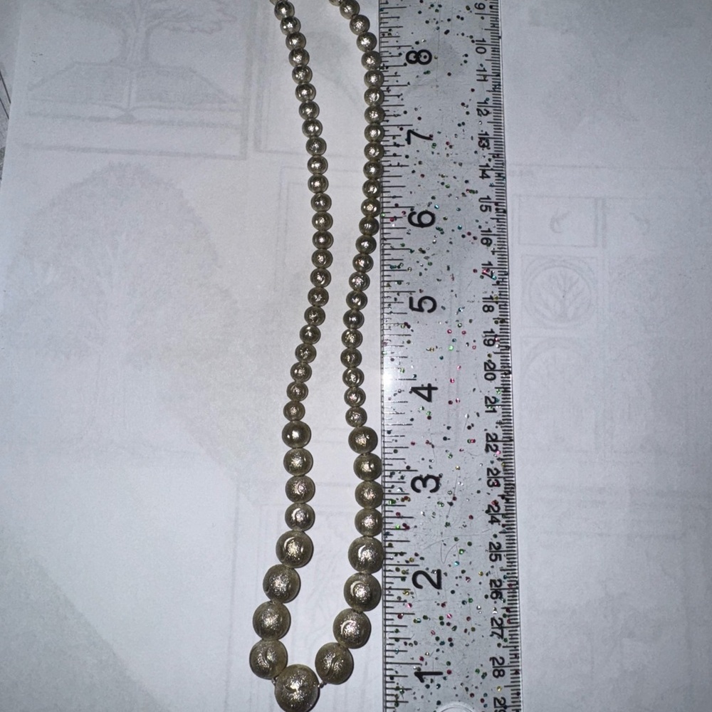 18 1/2" Stardust Design Ball Necklace